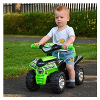 Dětské odrážedlo se zvukem Čtyřkolka Baby Mix zelená
