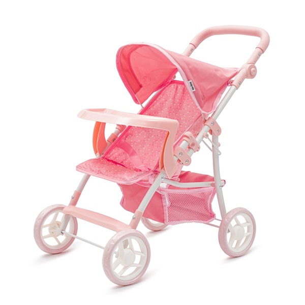 Sportovni kočárek pro panenky Baby Mix Lana pink