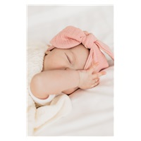Kojenecká mušelínová čelenka New Baby Feeling šalvějová
