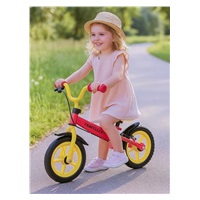 Dětské balanční kolo s brzdou Baby Mix Traveller červené
