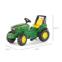 Šlapací traktor Rolly Toys John Deere Farmtrac zelený