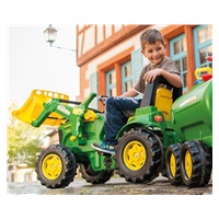 Šlapací traktor Rolly Toys John Deere Farmtrac zelený