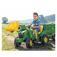 Šlapací traktor Rolly Toys John Deere Farmtrac zelený