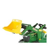 Šlapací traktor nakladač Rolly Toys John Deere Farmtrac zelený