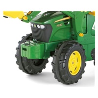 Šlapací traktor nakladač Rolly Toys John Deere Farmtrac zelený