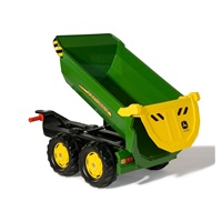 Sklápěcí traktorový návěs Rolly Toys John Deere Halfpipe zelený