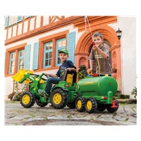 Sklápěcí traktorový návěs Rolly Toys John Deere Halfpipe zelený