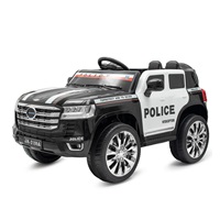 Dětské elektrické autíčko Baby Mix Police 4x4 černé