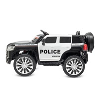 Dětské elektrické autíčko Baby Mix Police 4x4 černé