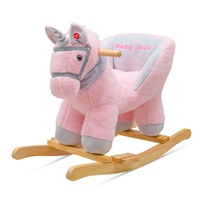 Houpací hračka s melodií Baby Mix Unicorn pink