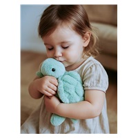 Plyšová hračka želvička Baby Mix 26cm zelený