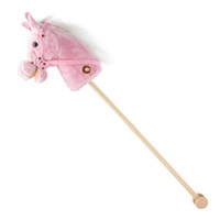 Hobby Horse se zvukem a kolečky Rosie Baby Mix pink