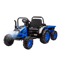 Elektrický traktor s vlečkou Milly Mally Farmer modrý
