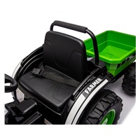 Elektrický traktor s vlečkou Milly Mally Farmer zelený