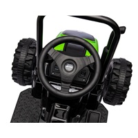 Elektrický traktor s vlečkou Milly Mally Farmer zelený