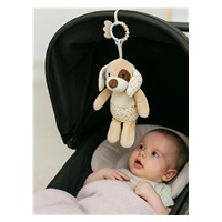 Plyšová hračka Baby Mix pejsek hnědý