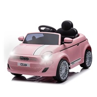Elektrické autíčko Milly Mally Fiat 500e růžové