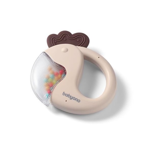 Chrastítko Baby Ono PARROT béžové
