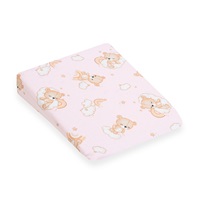 Potah na kojenecký polštář-klin New Baby BASIC 30x37 cm pink