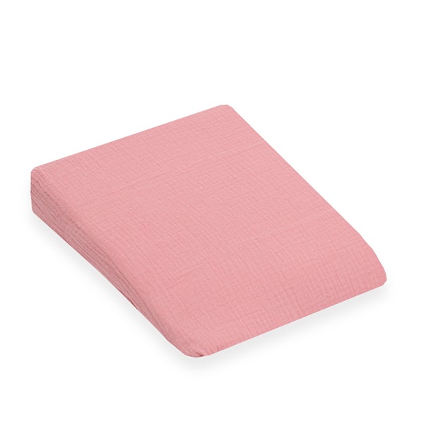 Mušelínový potah na kojenecký polštář-klín New Baby STANDARD 30x37cm pink