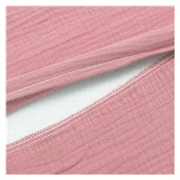 Mušelínový potah na kojenecký polštář-klín New Baby STANDARD 30x37cm pink