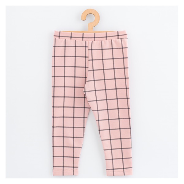 Dětské legíny z teplákoviny New Baby Kindergarten pink