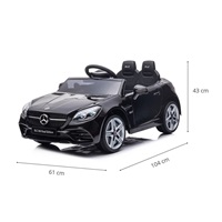 Elektrické autíčko Milly Mally Mercedes-Benz SLC Black