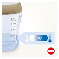 Kojenecká láhev NUK Perfect Match Temperature Control 150 ml bílá