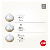 Kojenecká láhev NUK Perfect Match Temperature Control 150 ml bílá