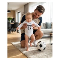 Dětské body s potiskem New Baby Malé nohy, velké sny!