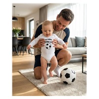 Dětské body s potiskem New Baby Malé nohy, velké sny!