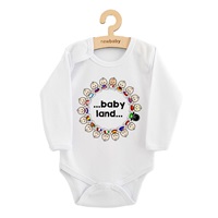 Dětské body s potiskem New Baby ...baby land...