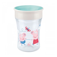 Dětský hrníček Magic NUK Cup Peppa Pig (8+ m.) NUK 360°