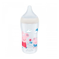 Kojenecká láhev NUK Perfect Match Peppa Pig Temperature Control 260 ml