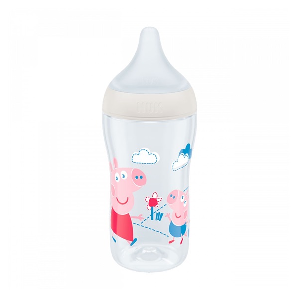 Kojenecká láhev NUK Perfect Match Peppa Pig Temperature Control 260 ml