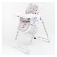 BAZÁREK Jídelní židlička Baby Mix Infant pink