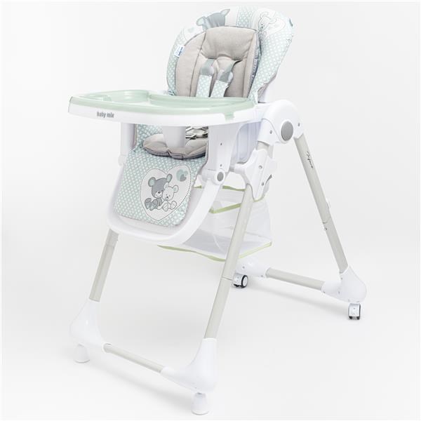 BAZÁREK Jídelní židlička Baby Mix Infant green