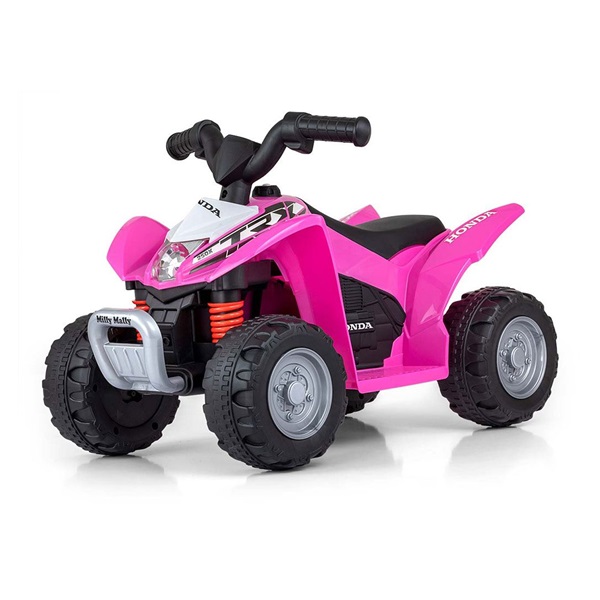 BAZÁREK Elektrická čtyřkolka Milly Mally Honda ATV růžová