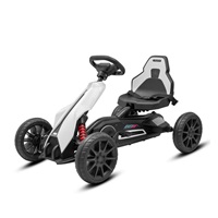 Dětská šlapací motokára Go-kart Baby Mix Speedster bílá