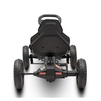 Dětská šlapací motokára Go-kart Baby Mix Speedster bílá