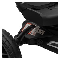 Dětská šlapací motokára Go-kart Baby Mix Speedster bílá