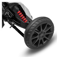 Dětská šlapací motokára Go-kart Baby Mix Speedster bílá
