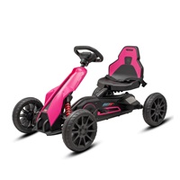 Dětská šlapací motokára Go-kart Baby Mix Speedster růžová