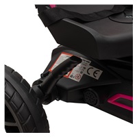 Dětská šlapací motokára Go-kart Baby Mix Speedster růžová