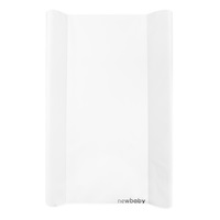 Přebalovací podložka měkká New Baby BASIC white 49x70cm