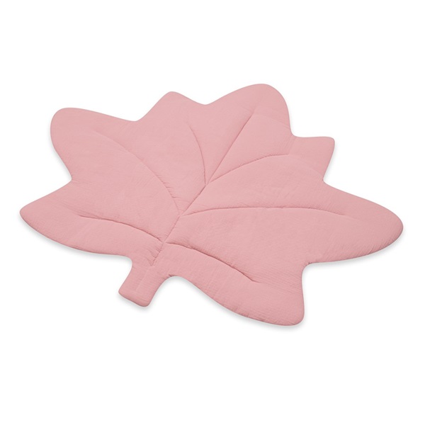 BAZÁREK Mušelínová hrací deka New Baby Maple Leaf pink