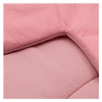 BAZÁREK Mušelínová hrací deka New Baby Maple Leaf pink