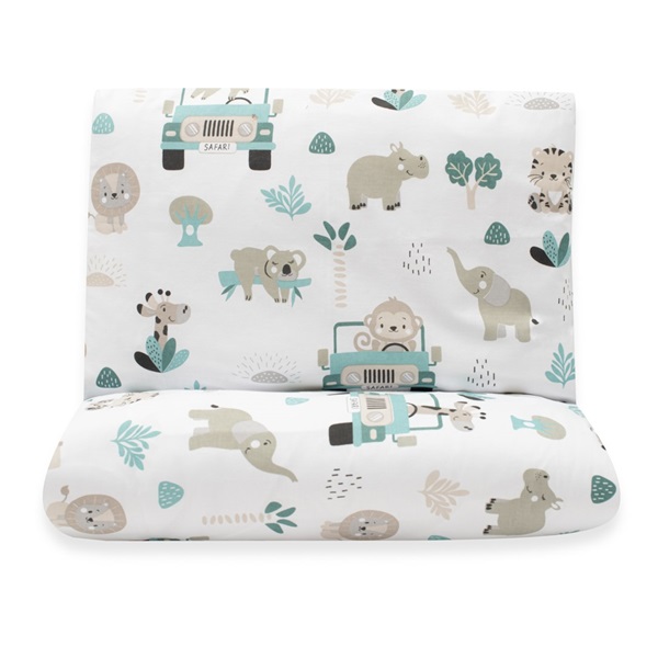 2-dílné ložní povlečení New Baby Safari II 90/120 cm mint