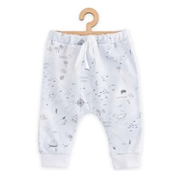 Dětské bavlněné kalhoty Jogger New Baby For Babies ocean