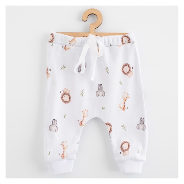 Dětské bavlněné kalhoty Jogger New Baby For Babies safari
